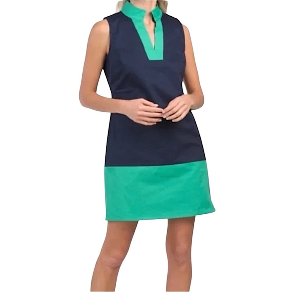 Sail To Sable Kelly Shift Color Block Tunic Dress size XL NWT